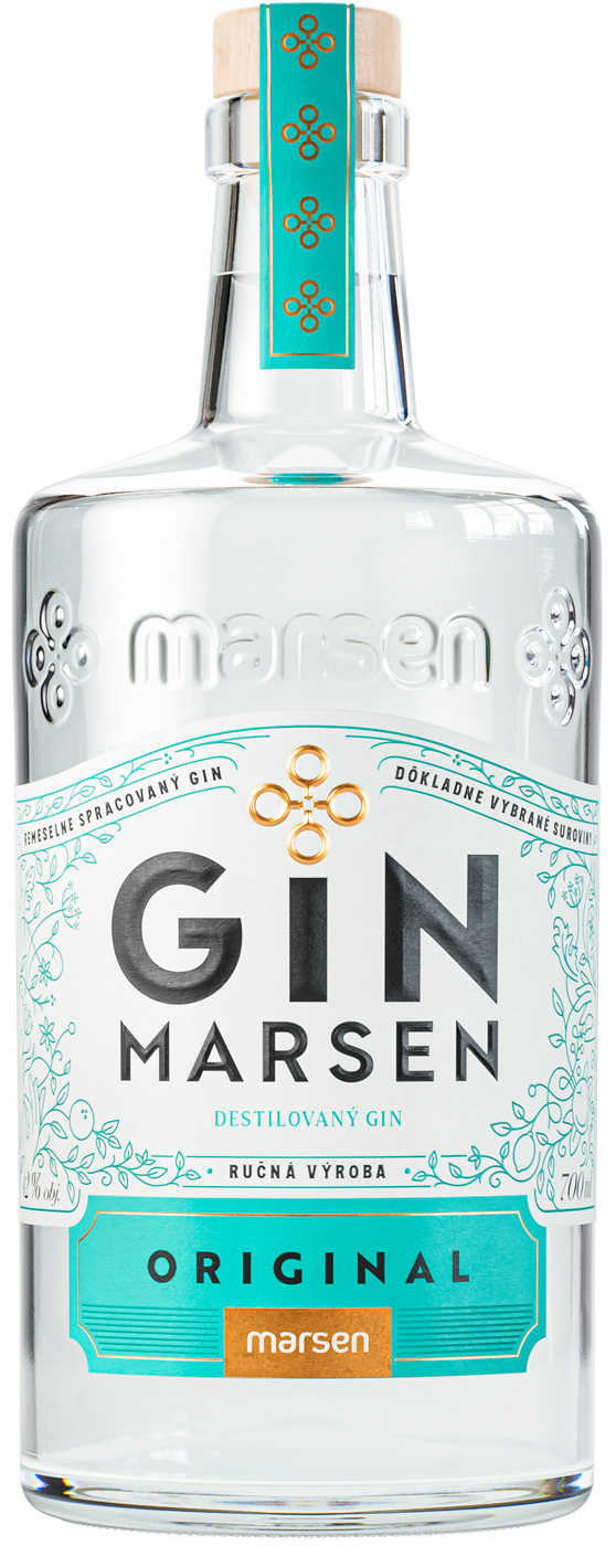Marsen Gin Original 42% 0,7l (čistá fľaša)