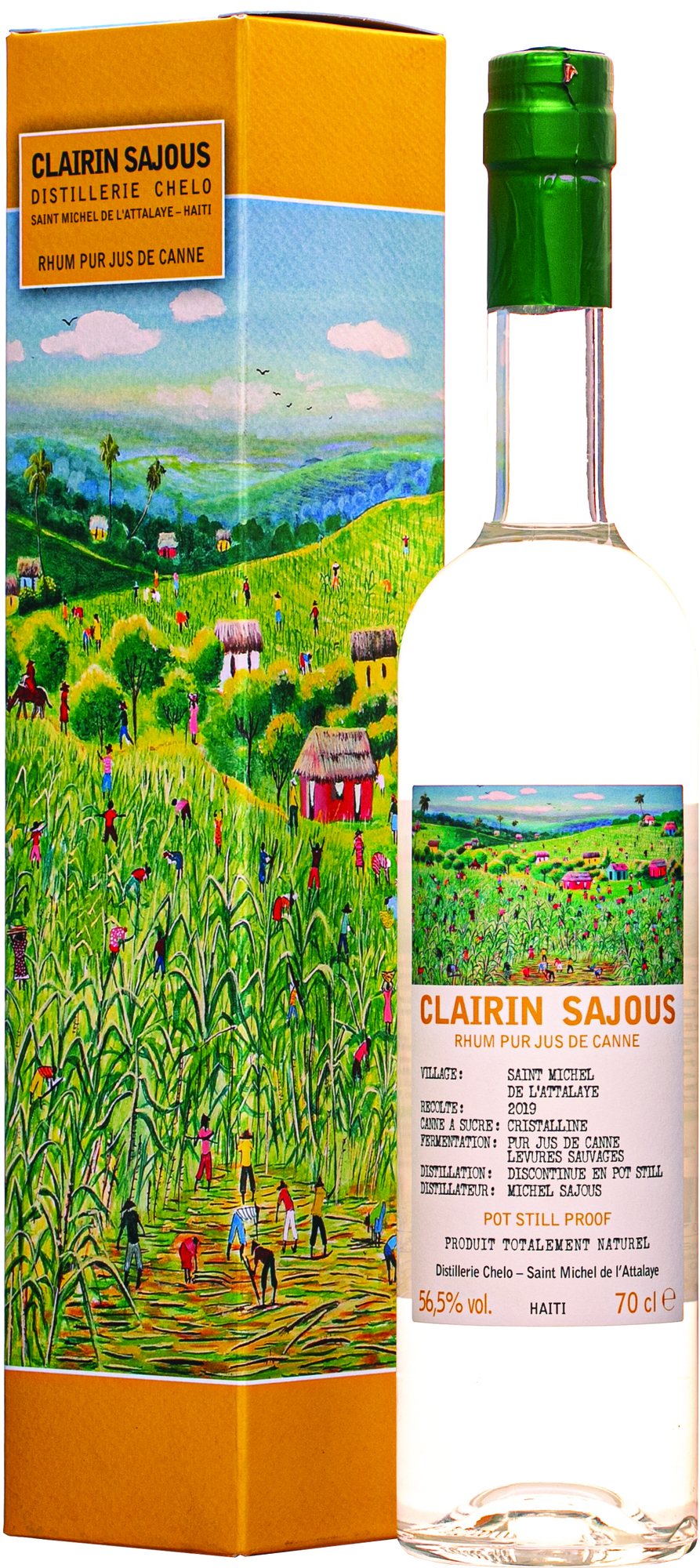 Clairin Sajous Rum 2019 56,5% 0,7l (dárkové balení kazeta)