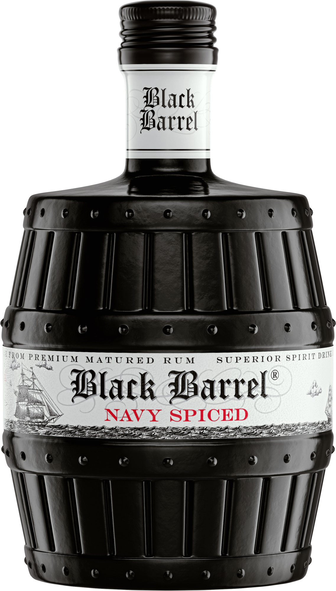 A.H. Riise Black Barrel 40% 0,7l (čistá fľaša)