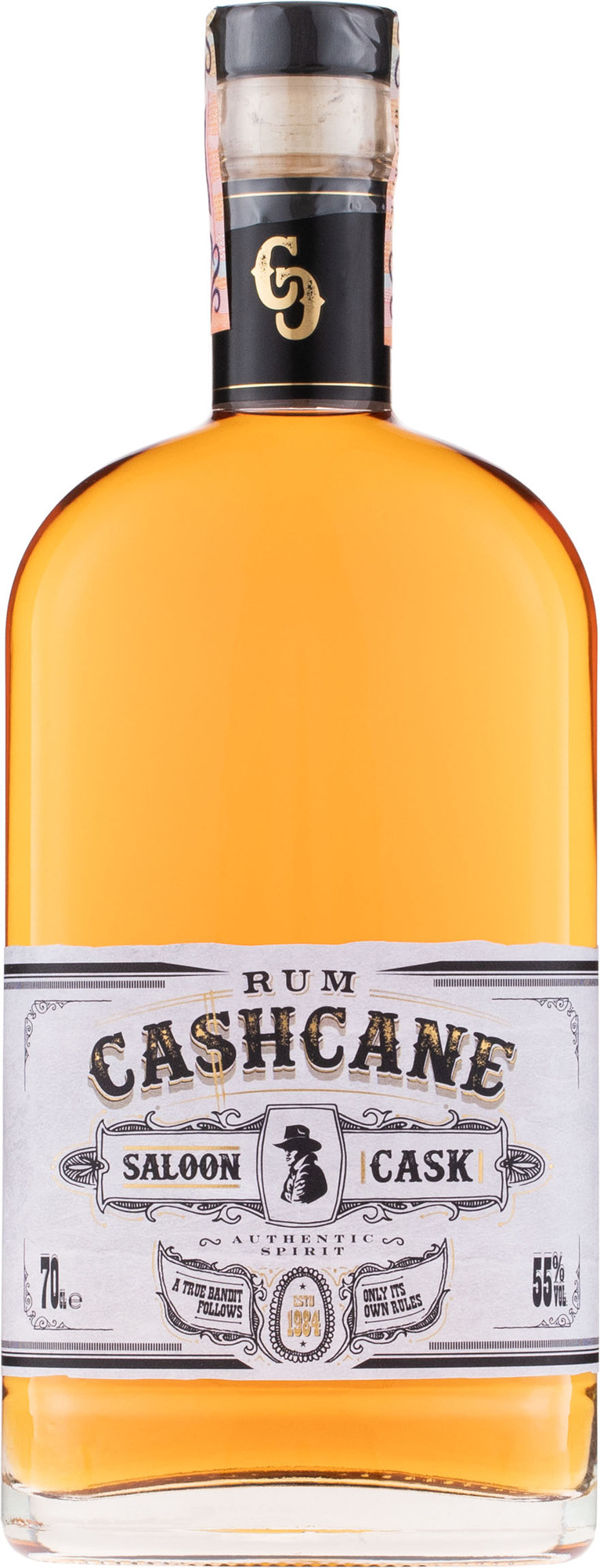 Cashcane Saloon Cask Rum 55% 0,7l (čistá fľaša)