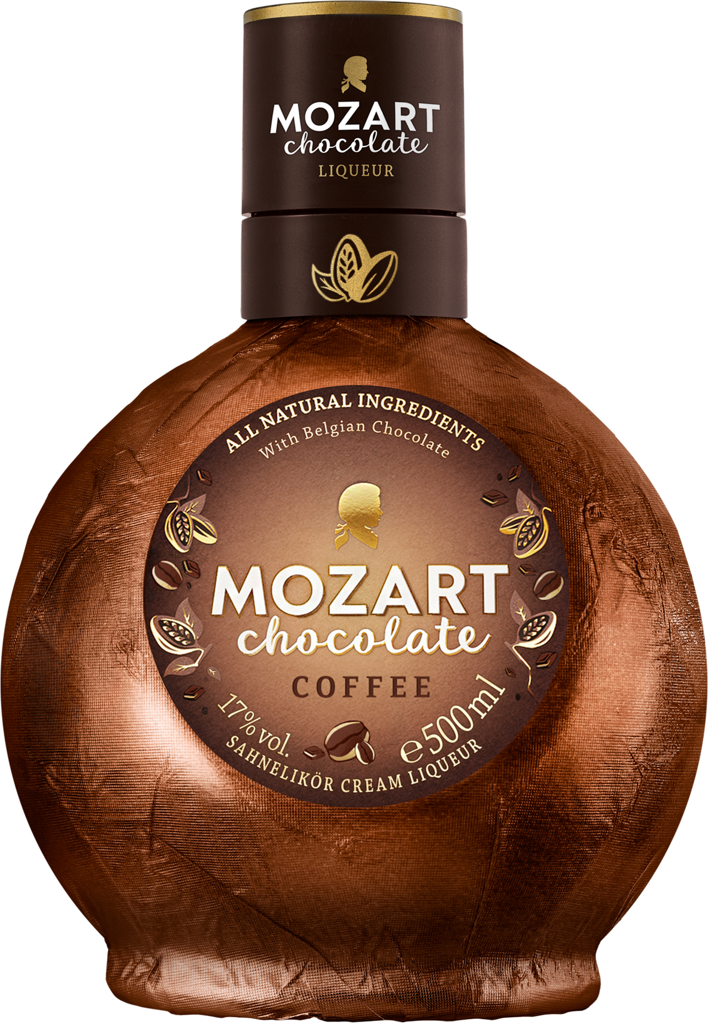Mozart Chocolate Coffee 17% 0,5l (čistá fľaša)