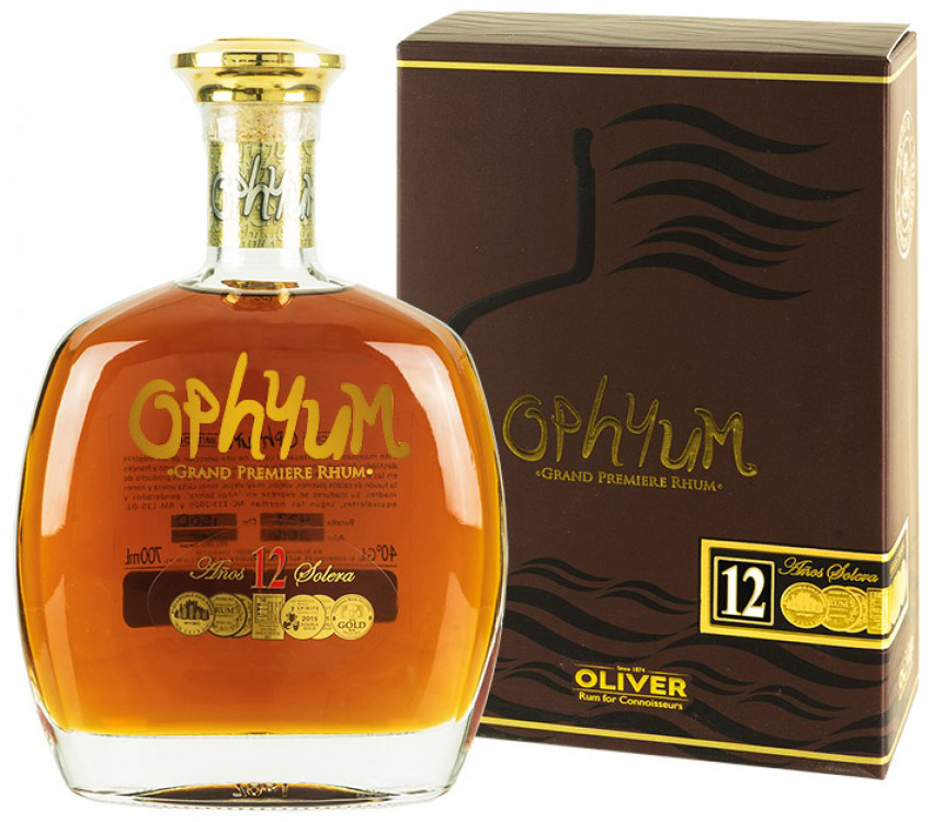 Obrázok Ophyum Grand Premiere Rhum 12 ročný 40% 0,7l