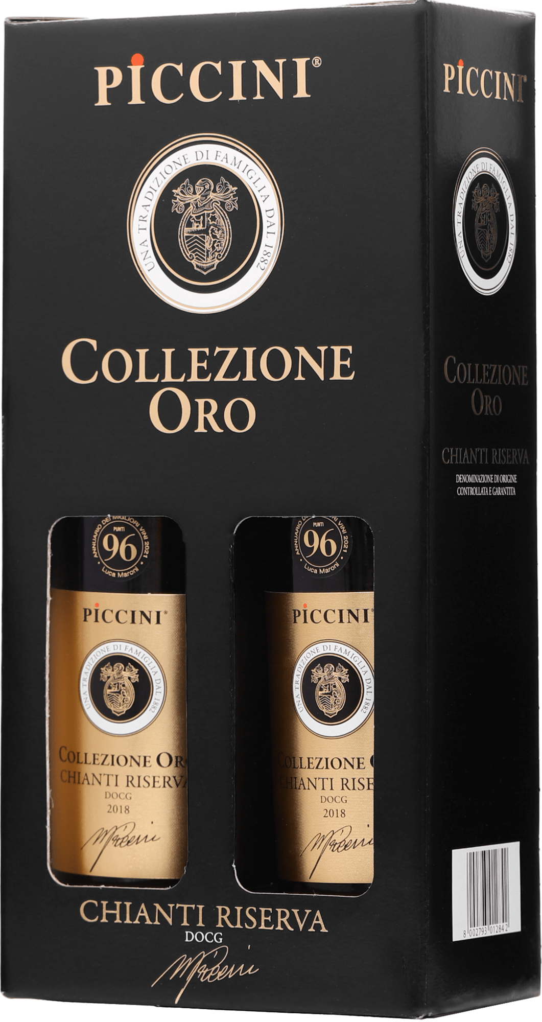 Piccini Collezione Oro Chianti Riserva DOCG 2x0,75l 13,5% 1,5l (darčekové balenie kazeta)