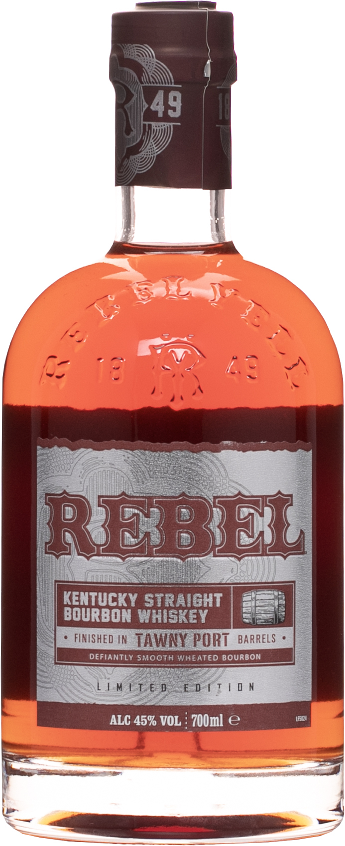 Rebel Kentucky Straight Bourbon Tawny Port Finish, 45%, 0,7l