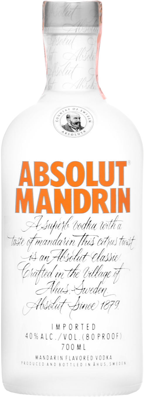 Absolut Mandarin 40% 0,7l (čistá fľaša)