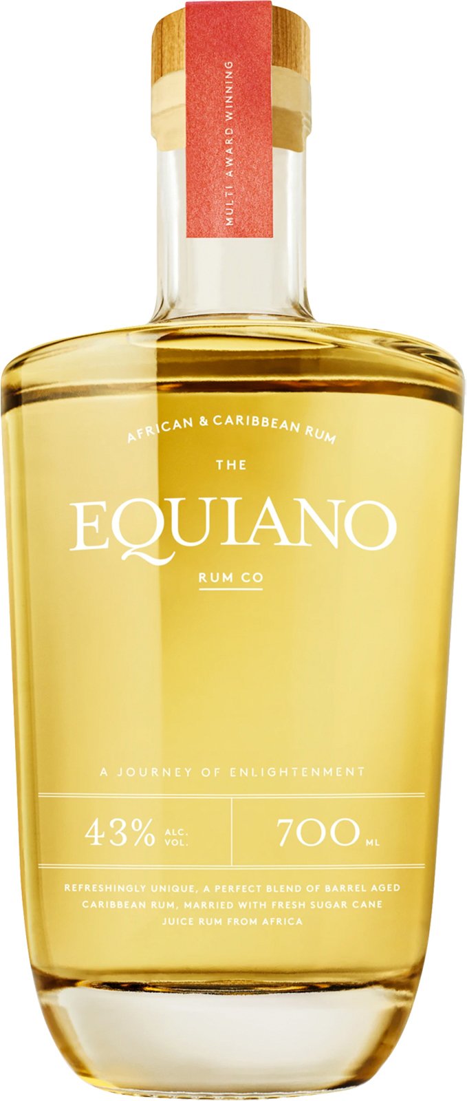 Equiano Light Rum 43% 0,7l (čistá fľaša)