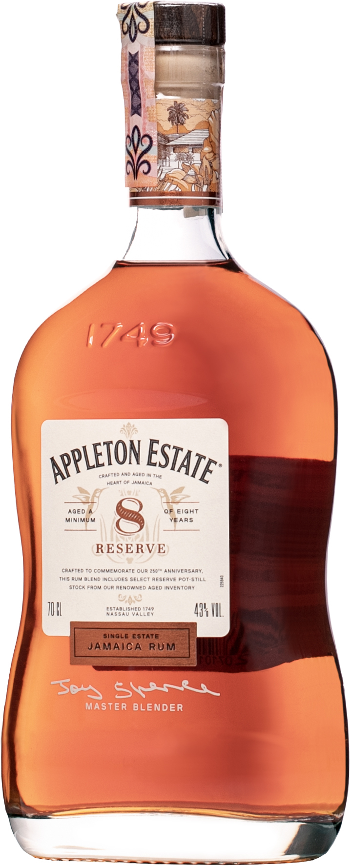 Appleton Estate Reserve 8 ročný 43% 0,7l (čistá fľaša)