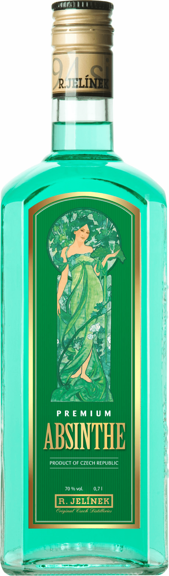 Rudolf Jelínek Absinth R.Jelínek 70 % 0,7 l