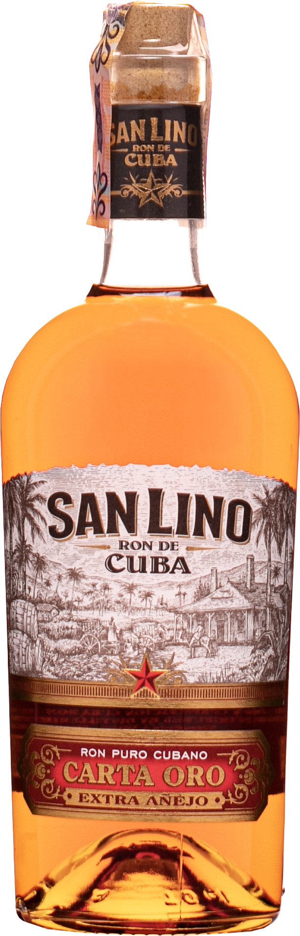San Lino Carta Oro Extra Añejo 40% 0,7l (čistá flaša)