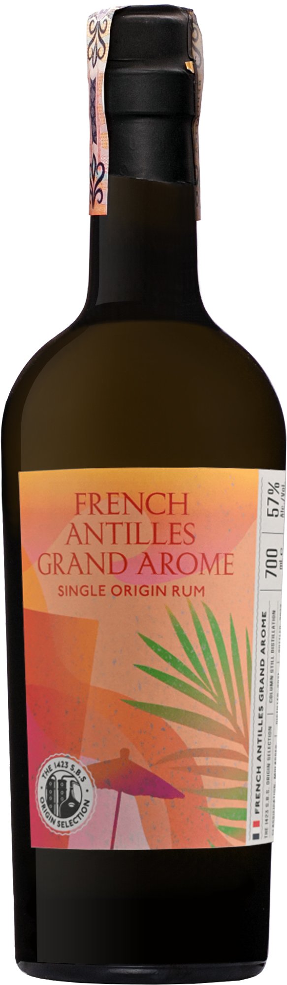 S.B.S Origin French Antilles Grand Arome 57% 0,7l (čistá fľaša)