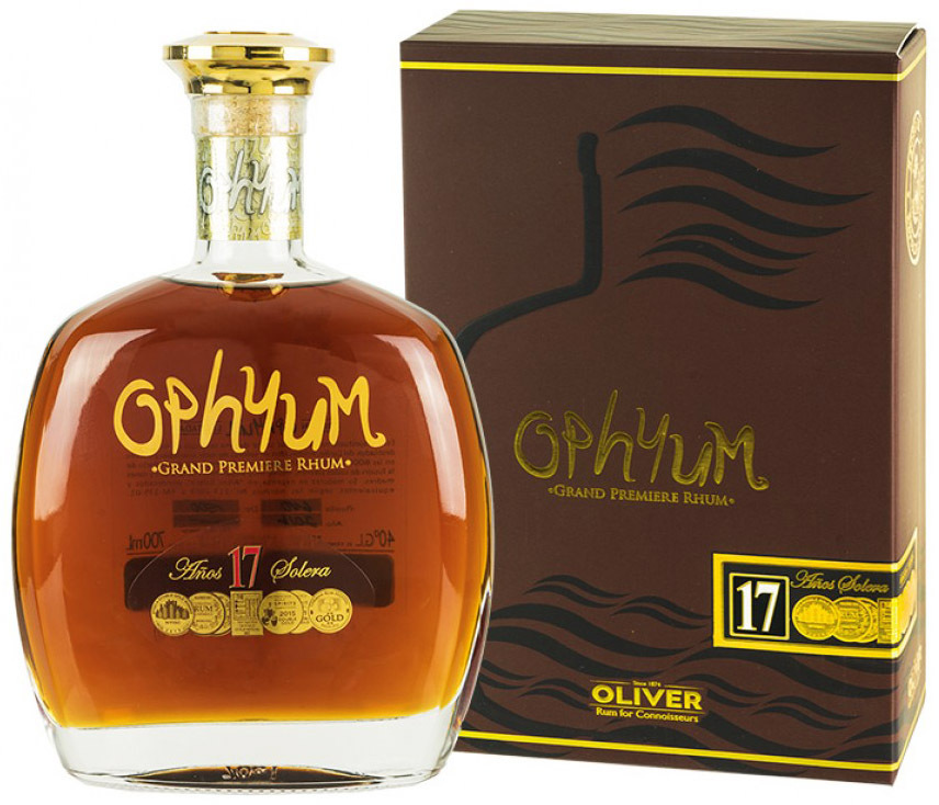 Obrázok Ophyum Grand Premiere Rhum 17 ročný 40% 0,7l