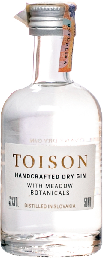 Toison Gin Mini 47% 0,05l (čistá fľaša)