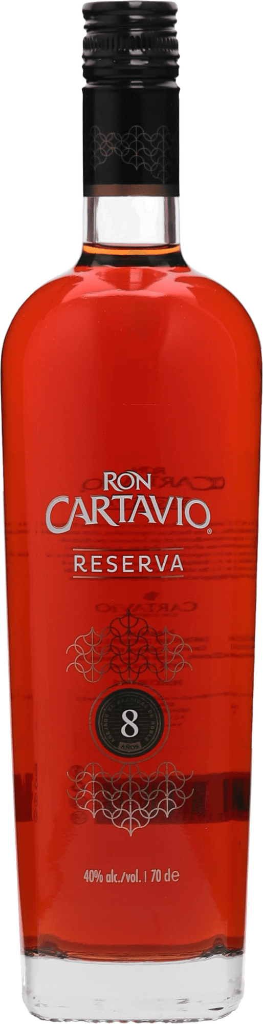 Ron Cartavio Reserva 8 ročný 40% 0,7l (čistá fľaša)