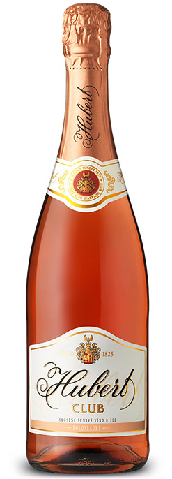 Hubert Club Polosladké Ružové 11,5% 0,75l (čistá fľaša)