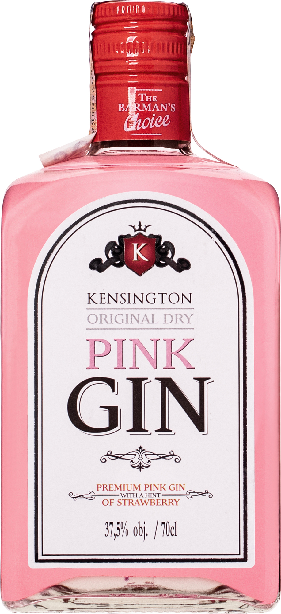 Kensington Pink Gin 37,5% 0,7l (čistá fľaša)