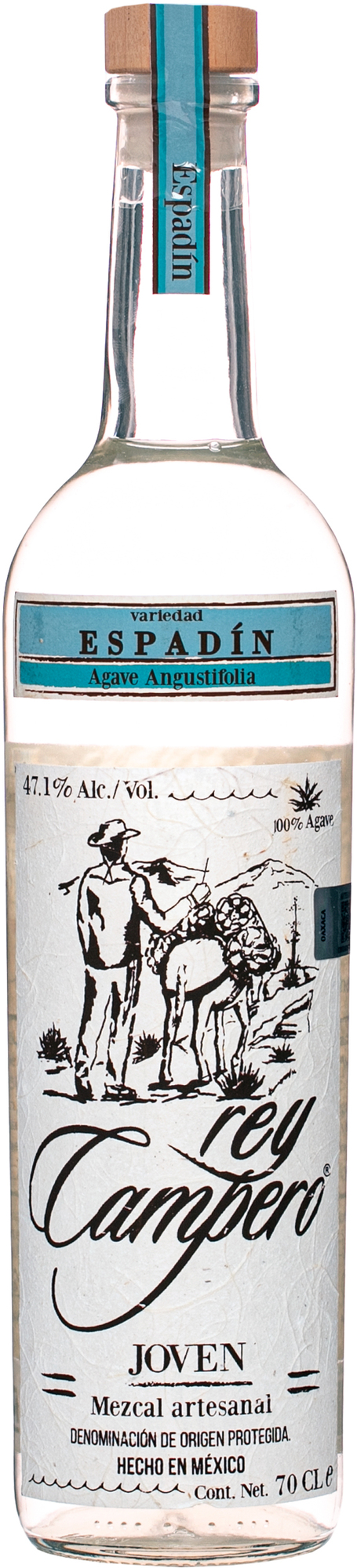 Rey Campero Espadín 47,1% 0,7l (čistá fľaša)