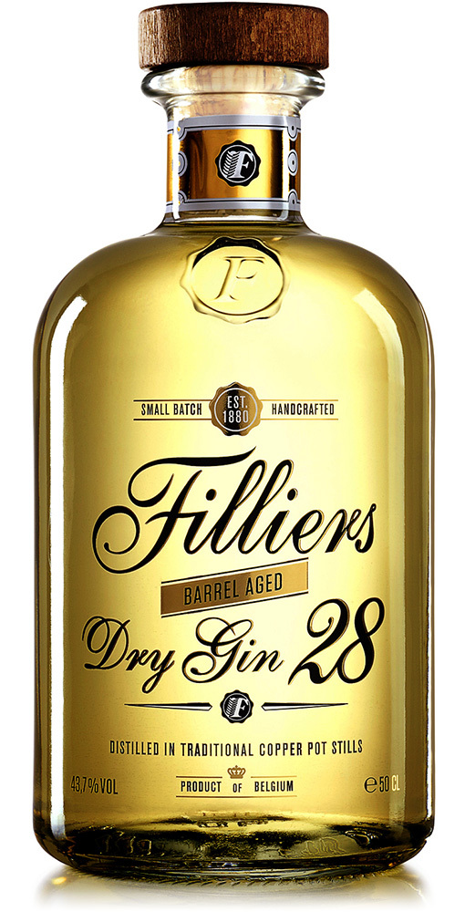 Filliers Dry Gin 28 Barrel Aged 43,7% 0,5l (čistá fľaša)