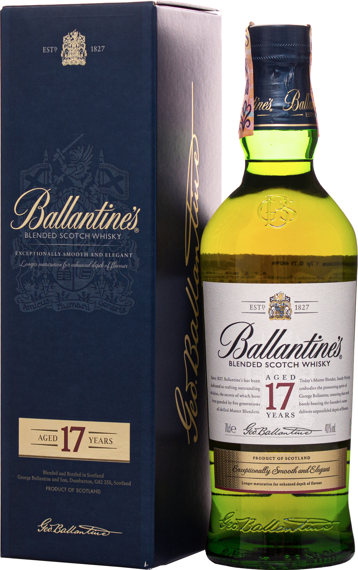 Ballantine's 17 ročná 40% 0,7l (darčekové balenie kazeta)