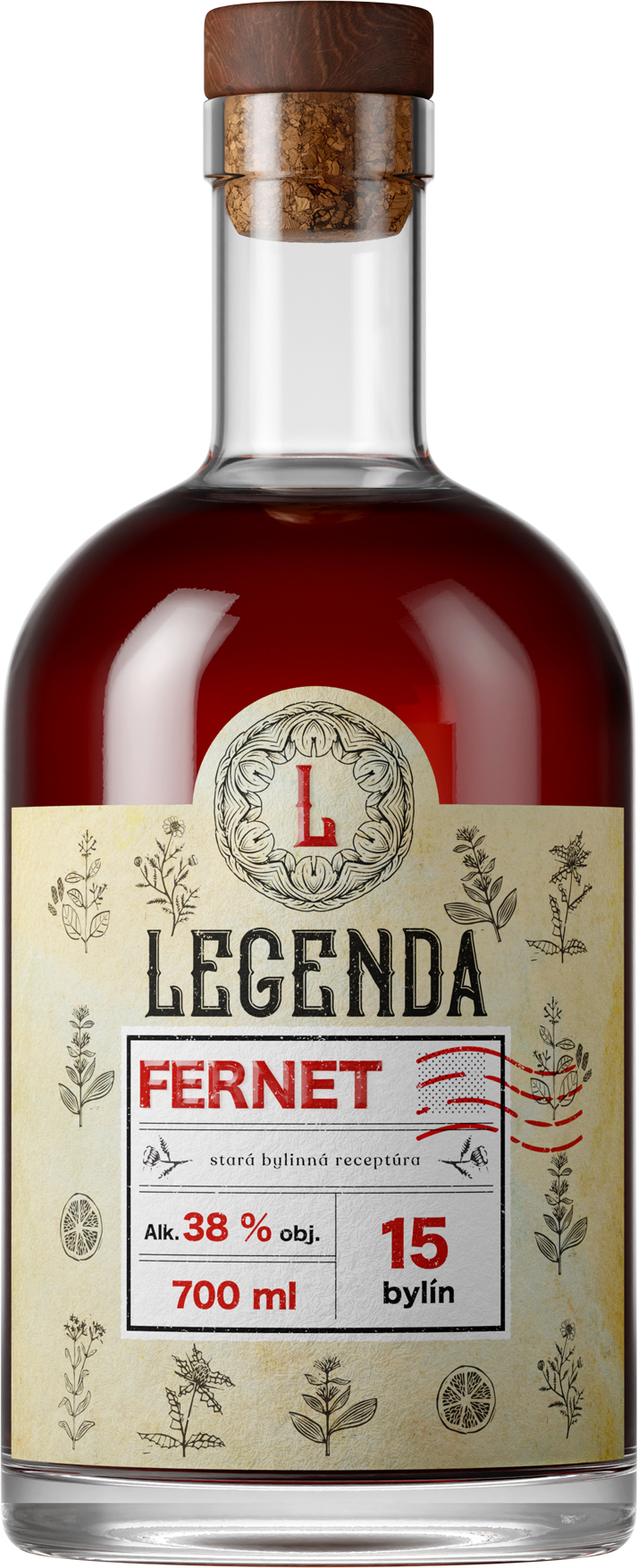 Legenda Fernet 38% 0,7l