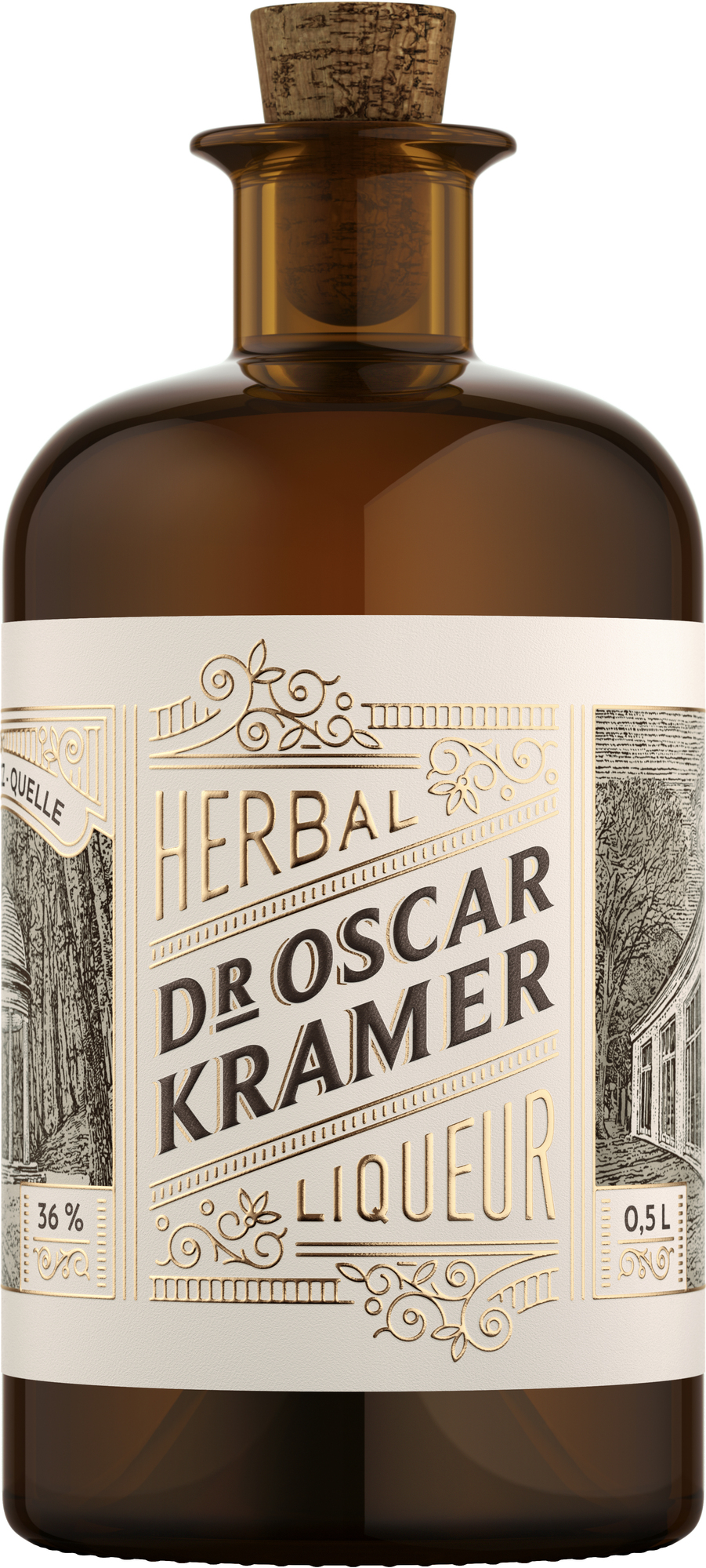 Dr. Kramer bylinný likér 36% 0,5l