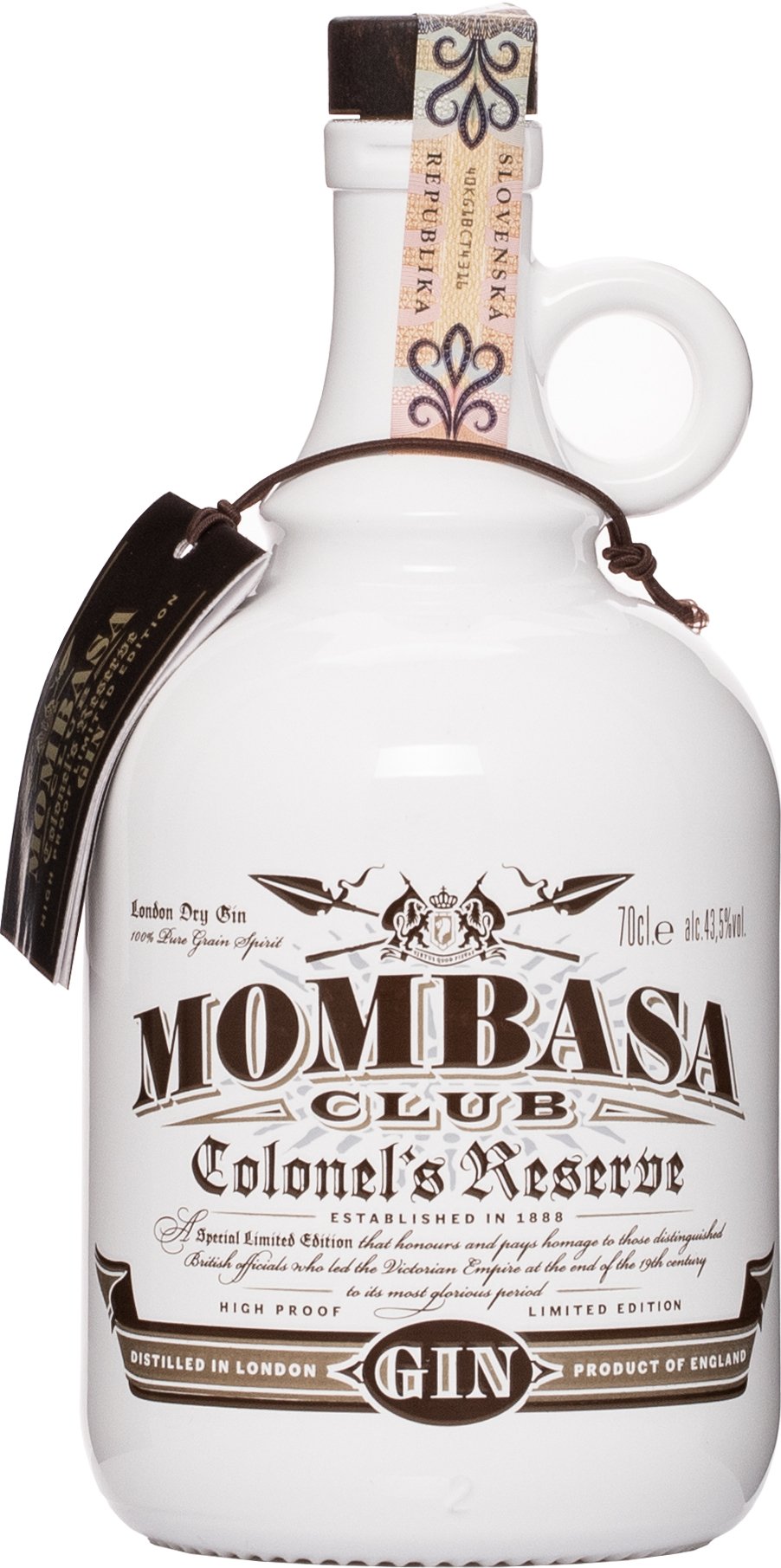 Mombasa Club Colonel 's Reserve 43,5% 0,7l (čistá flaša)