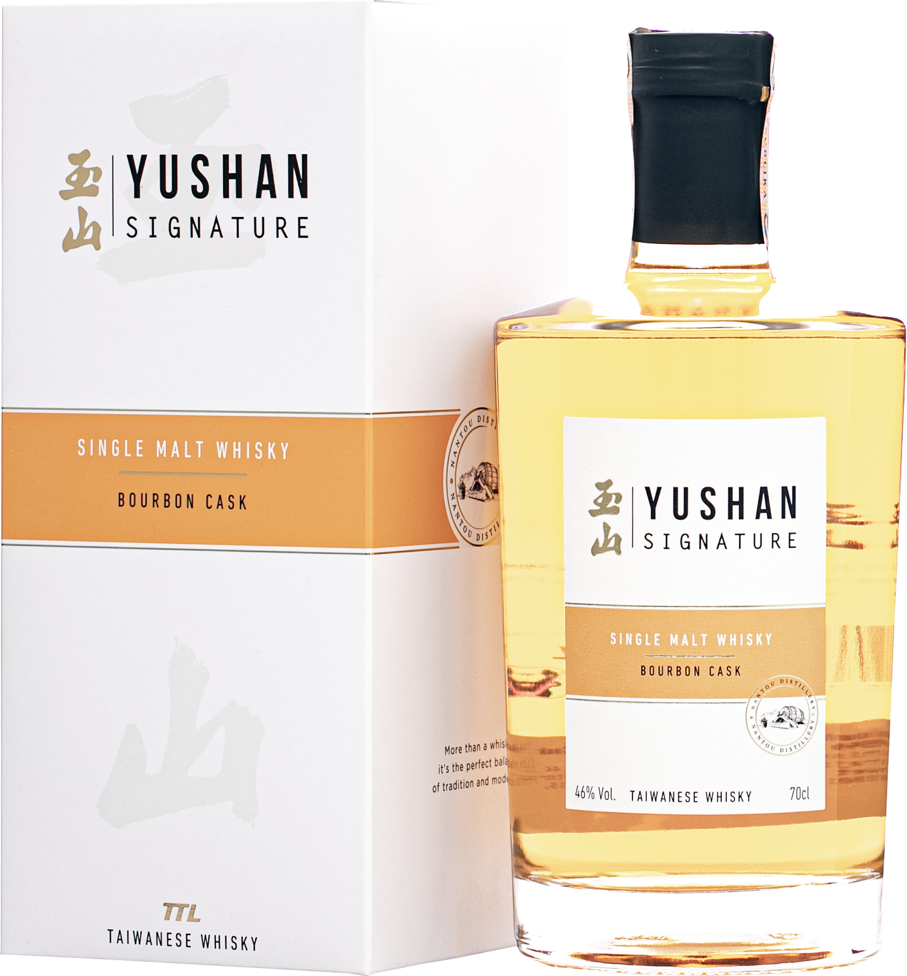 Yushan Single Malt Whisky Bourbon Cask 46% 0,7l (darčekové balenie kazeta)
