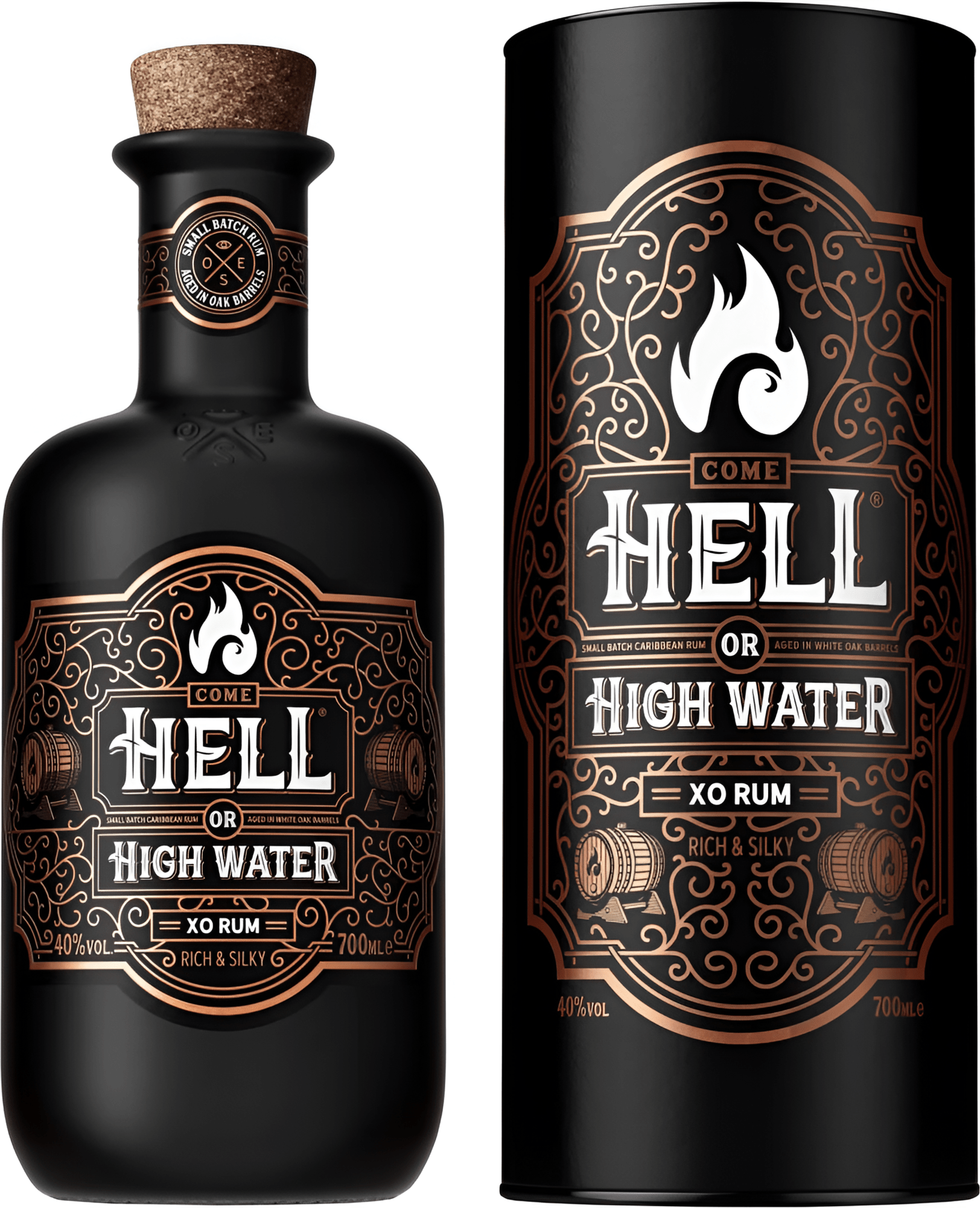Hell or High Water XO 40% 0,7l (darčekové balenie kazeta)