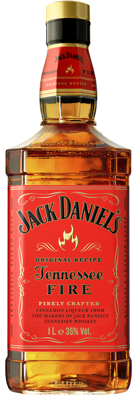 Jack Daniel’s Fire 1l 35% (čistá fľaša)