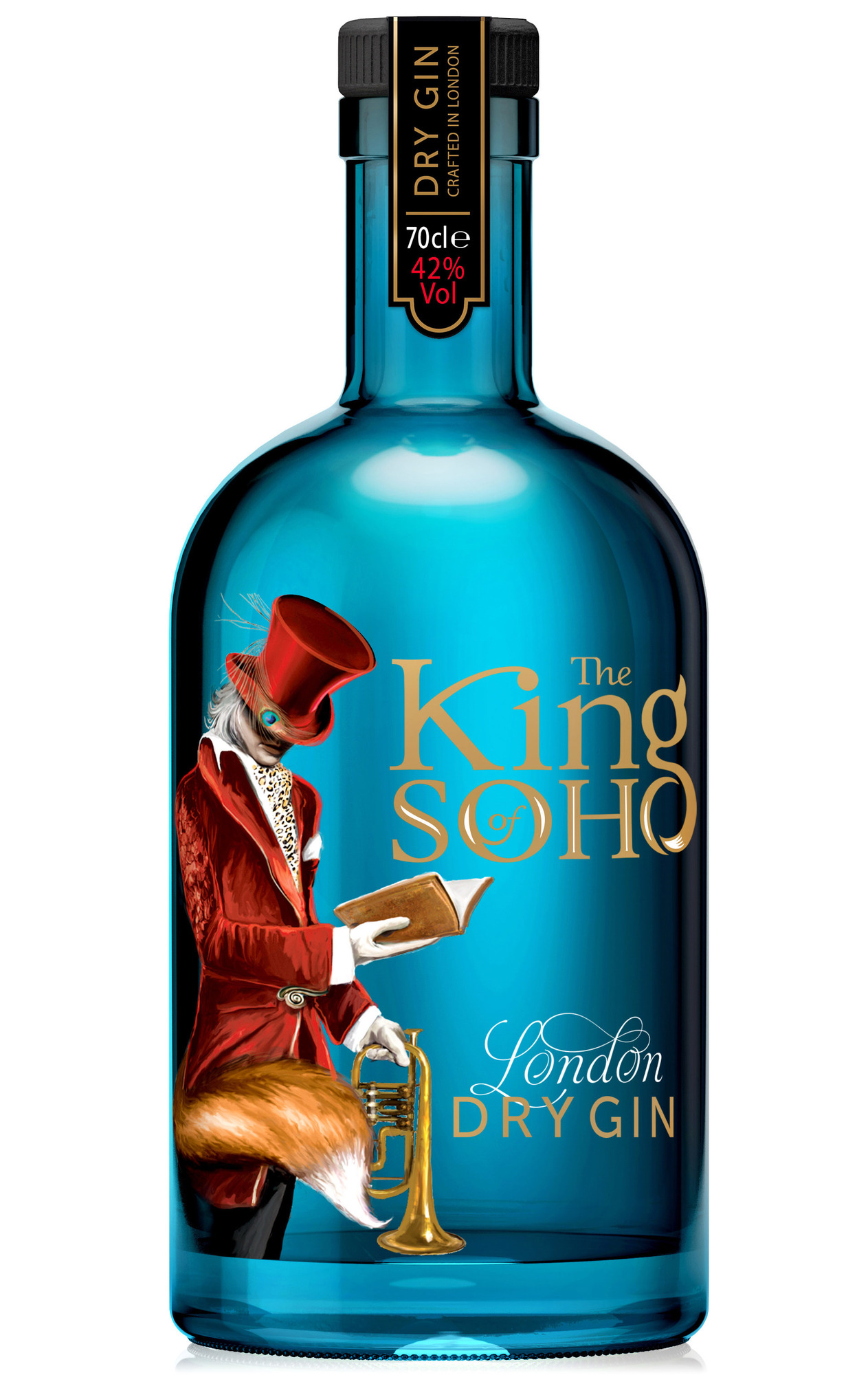 Obrázok King of Soho London Dry Gin 42% 0,7l