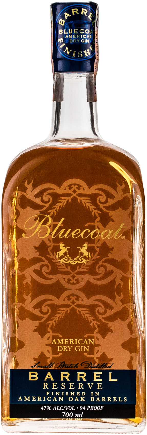 Bluecoat Barrel Reserve 47% 0,7l (čistá flaša)