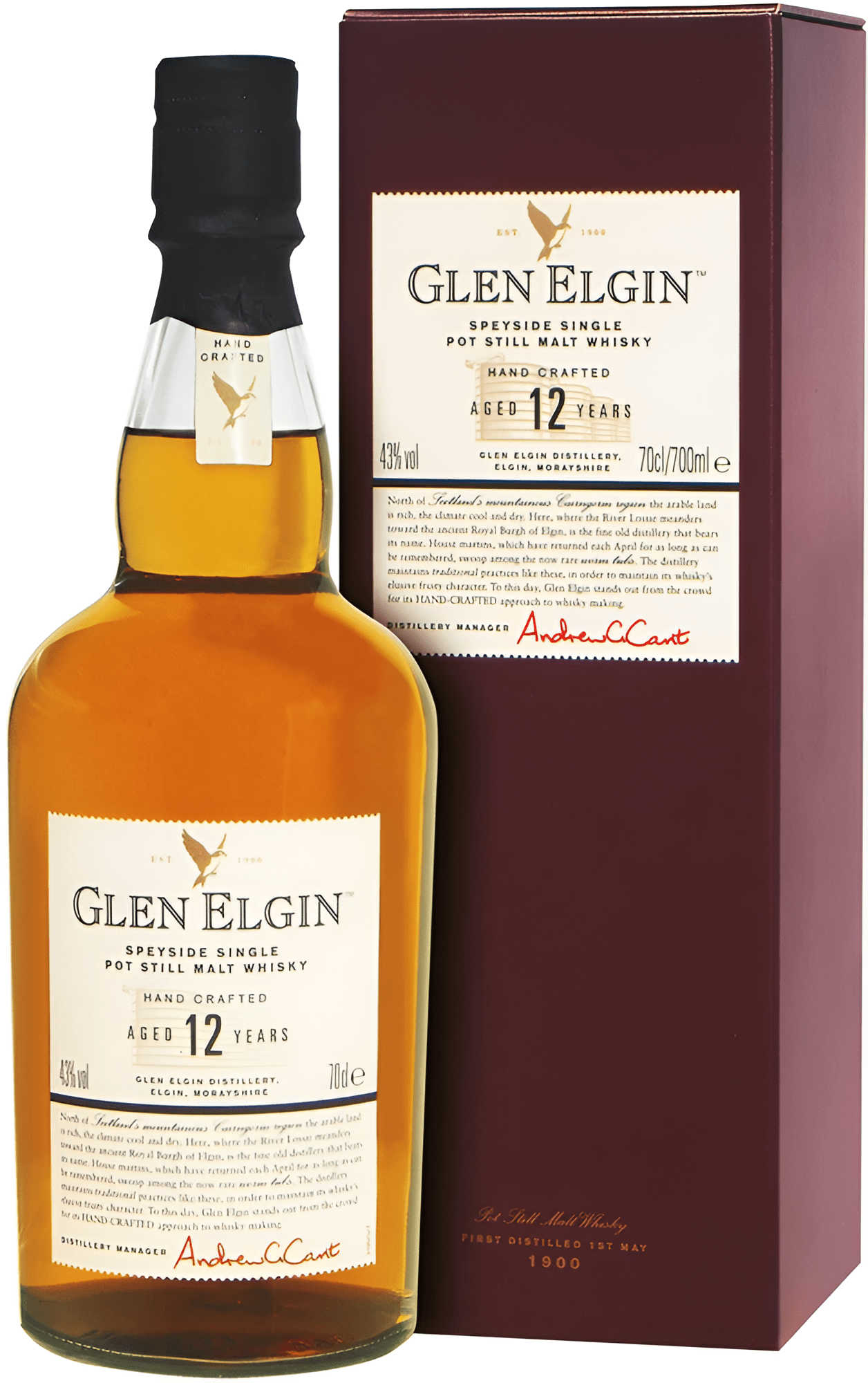 Glen Elgin 12 letá 43% 0,7l