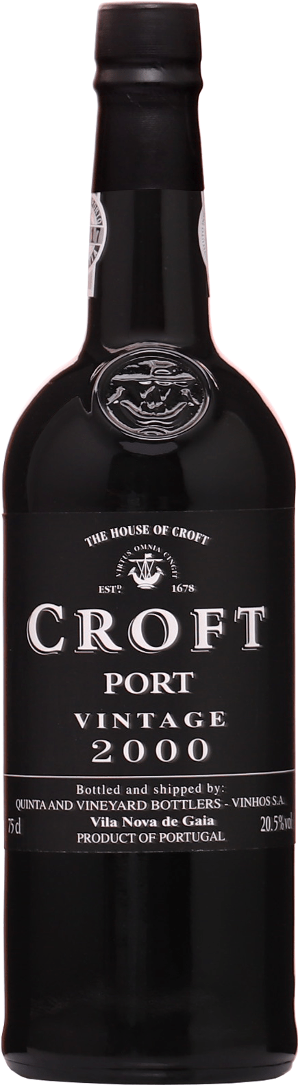 Croft Port Vintage 2000 20,5% 0,75l (čistá fľaša)
