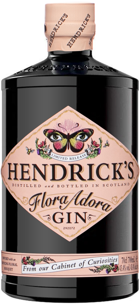 Hendricks Flora Adora 43,4% 0,7l (čistá fľaša)