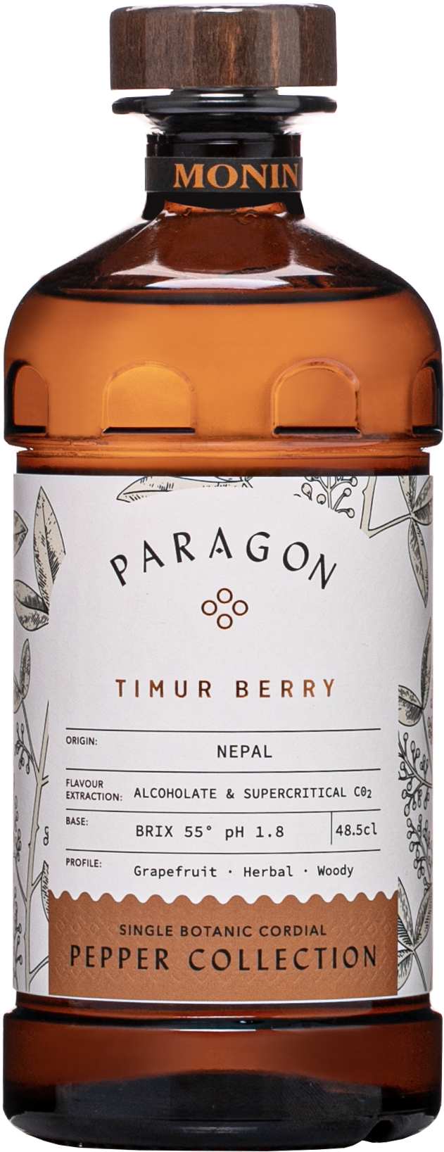 Monin Paragon Timur Berry 0,485l (čistá flaša)