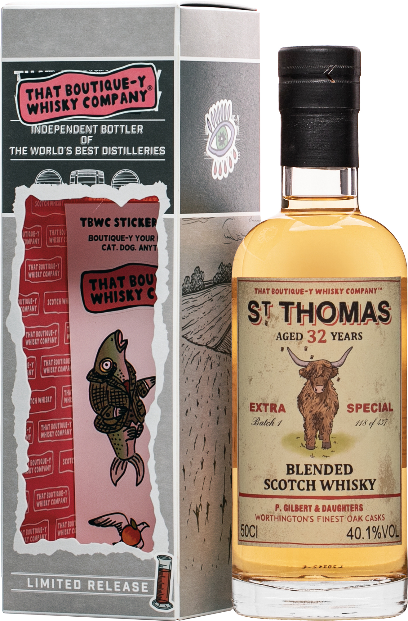 That Boutique-y Whisky Company St. Thomas 32 ročná 40,1% 0,5l (darčekové balenie kazeta)