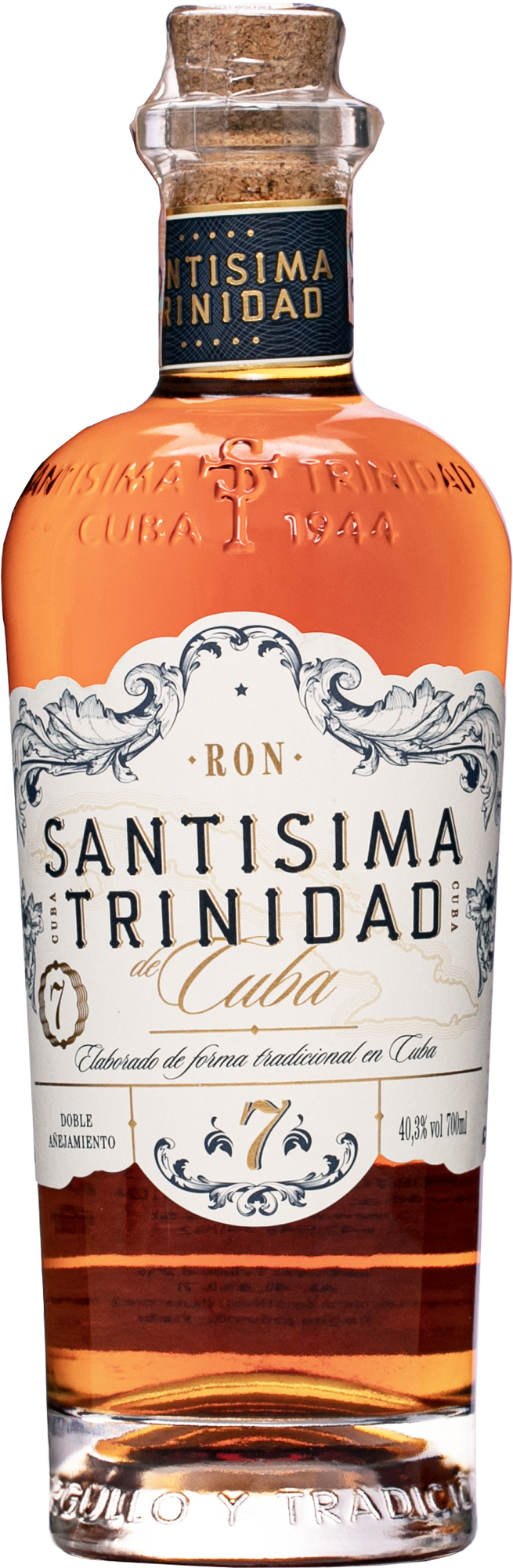 Santisima Trinidad 7 ročný 40,3% 0,7l (čistá fľaša)