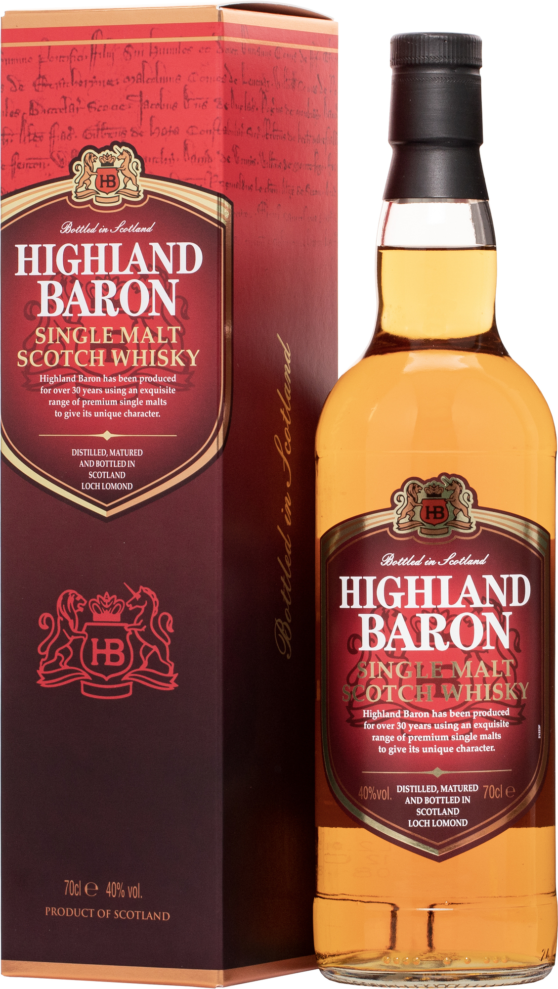 Highland Baron Single Malt Whisky 40% 0,7l