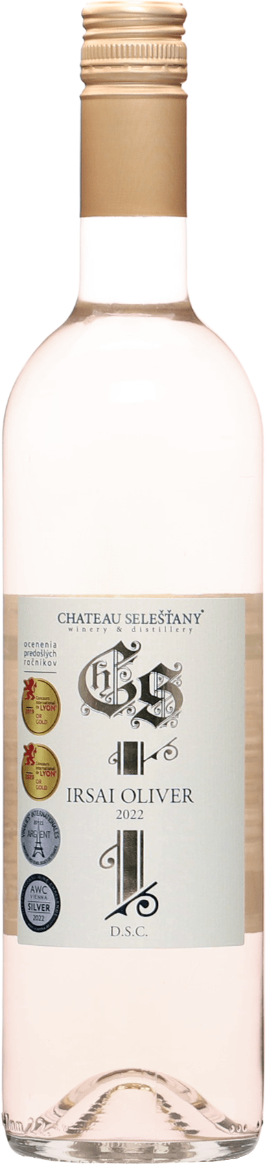 Chateau Selešťany Irsai Oliver 2022 11% 0,75l (čistá fľaša)