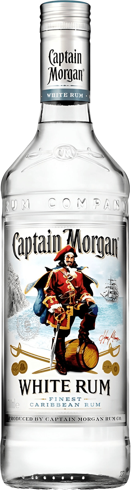 Captain Morgan White 37,5% 0,7l (čistá fľaša)