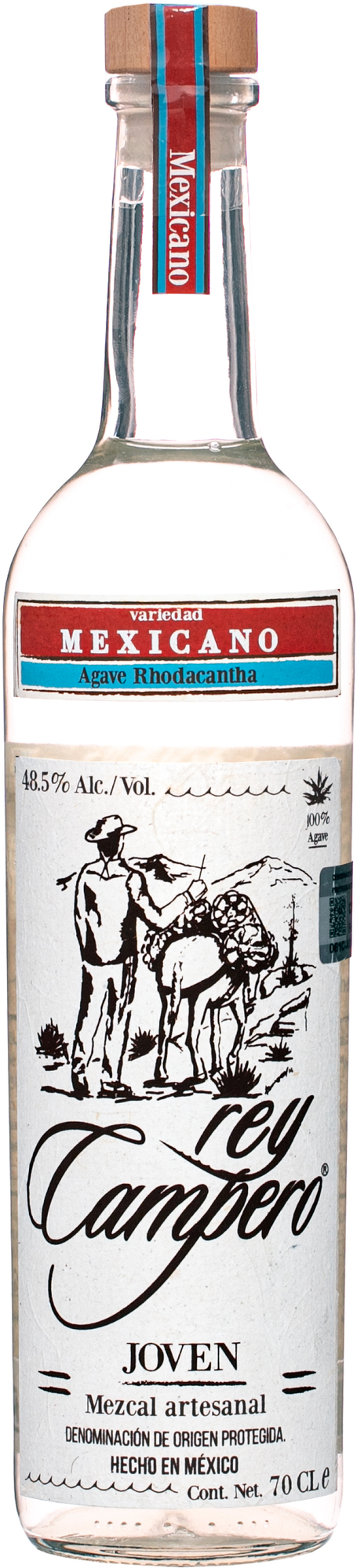 Rey Campero Mexicano 48,5% 0,7l (čistá fľaša)
