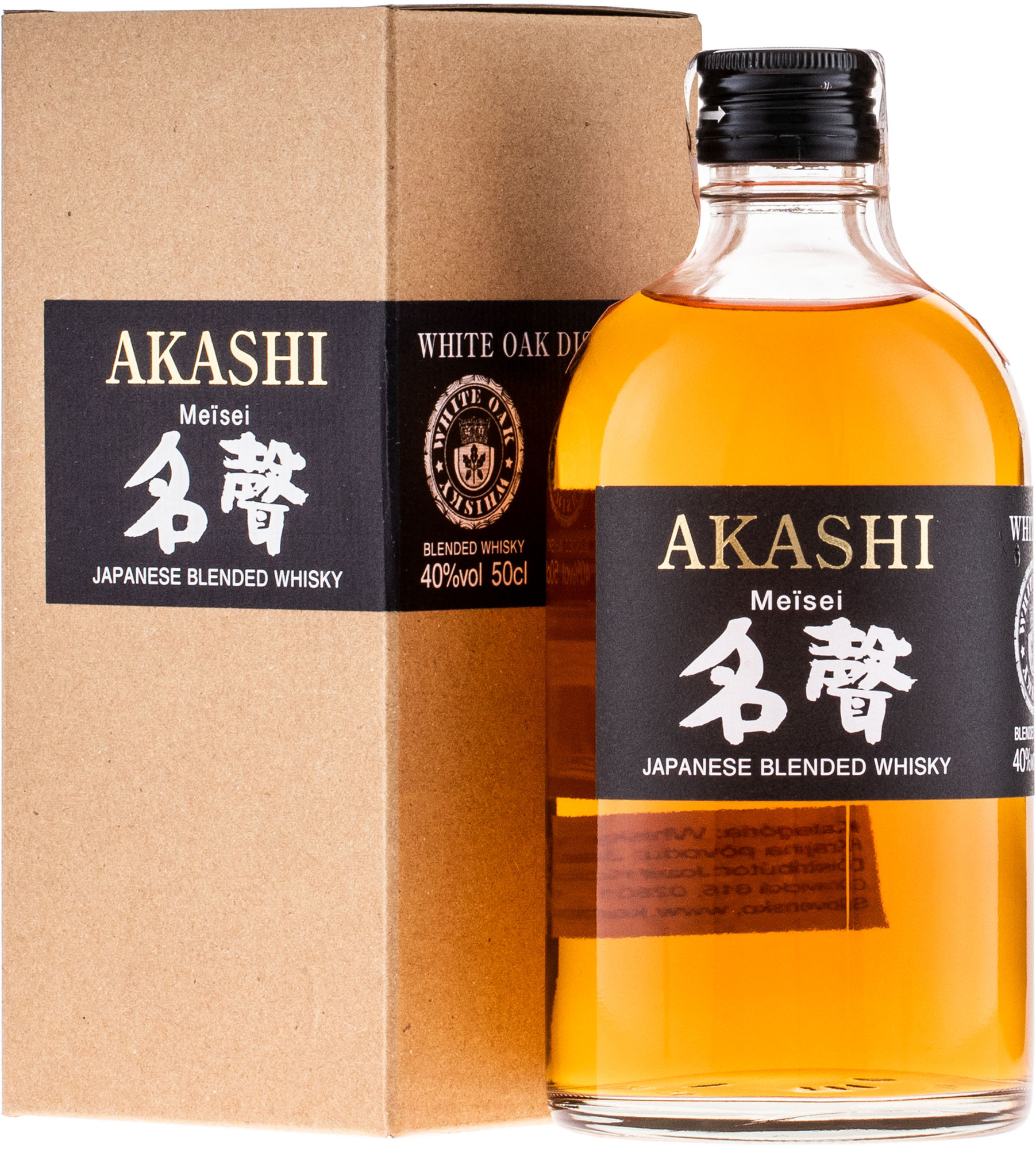 Akashi Meisei 40% 0,5l (darčekové balenie kazeta)