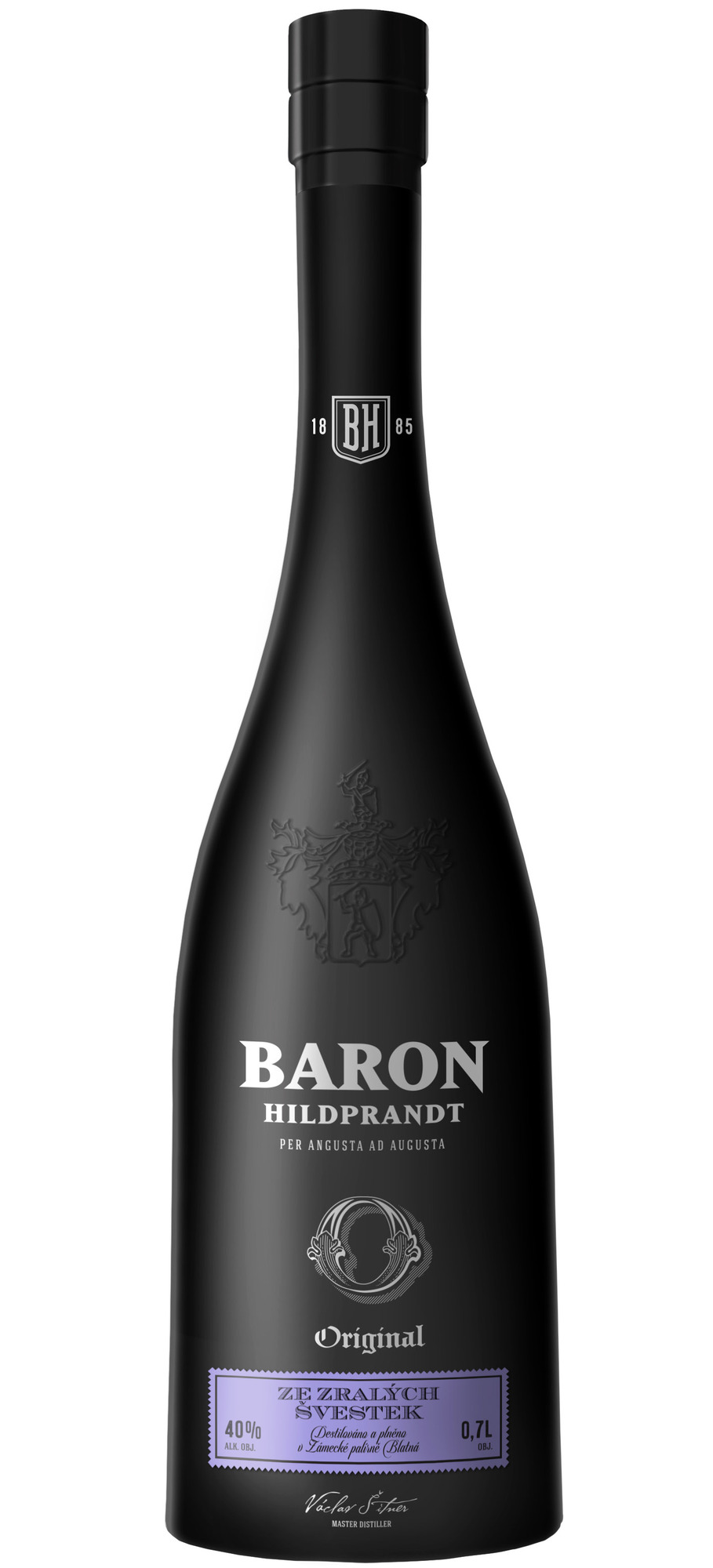 Baron Hildprandt - Z čerstvých sliviek 40% 0,7l (čistá fľaša)