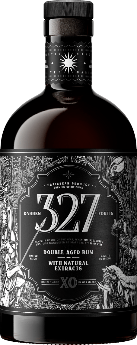 327 XO Rum 40% 0,7l (čistá fľaša)