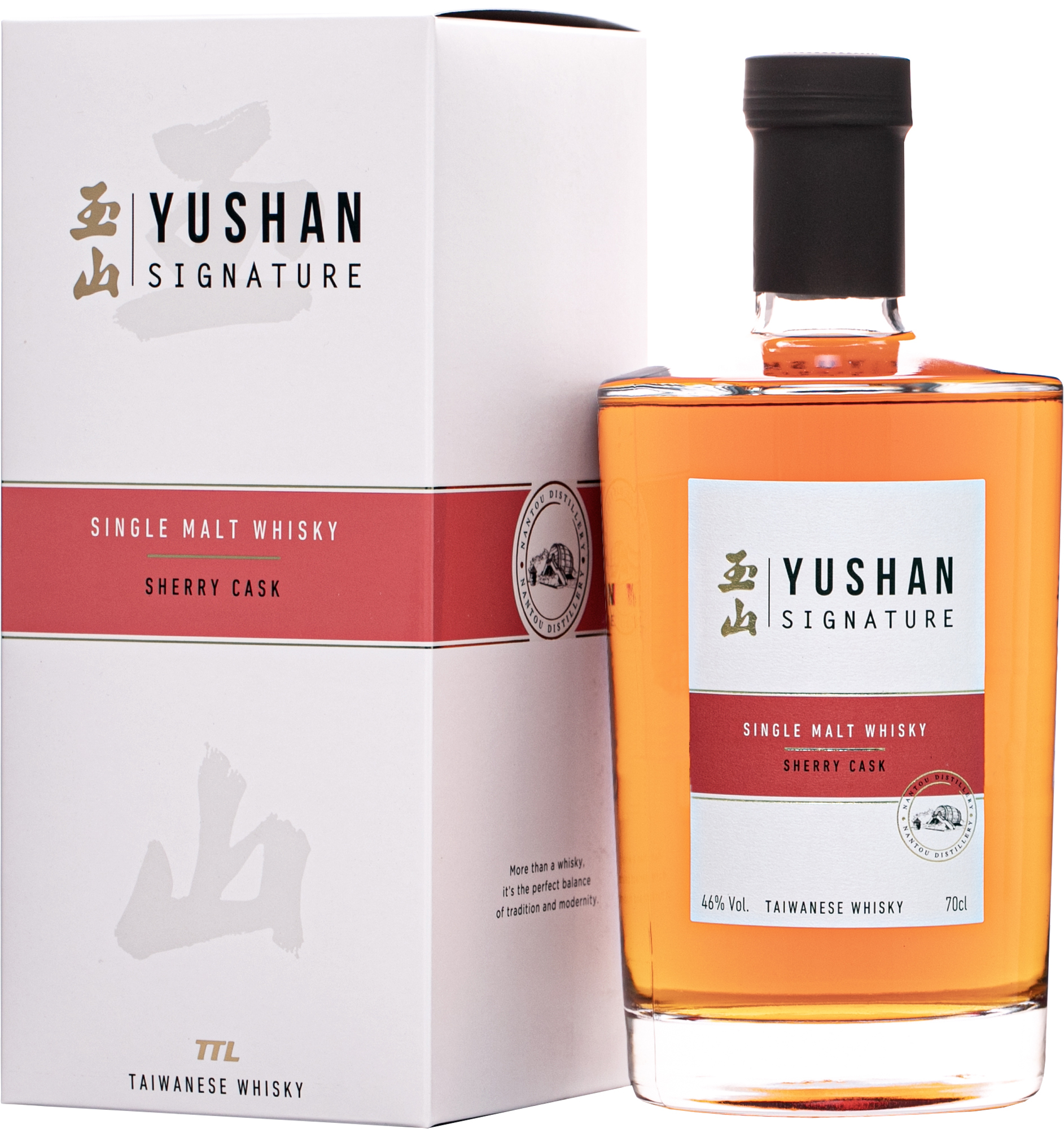 Yushan Single Malt Whisky Sherry Cask 46% 0,7l (darčekové balenie kazeta)