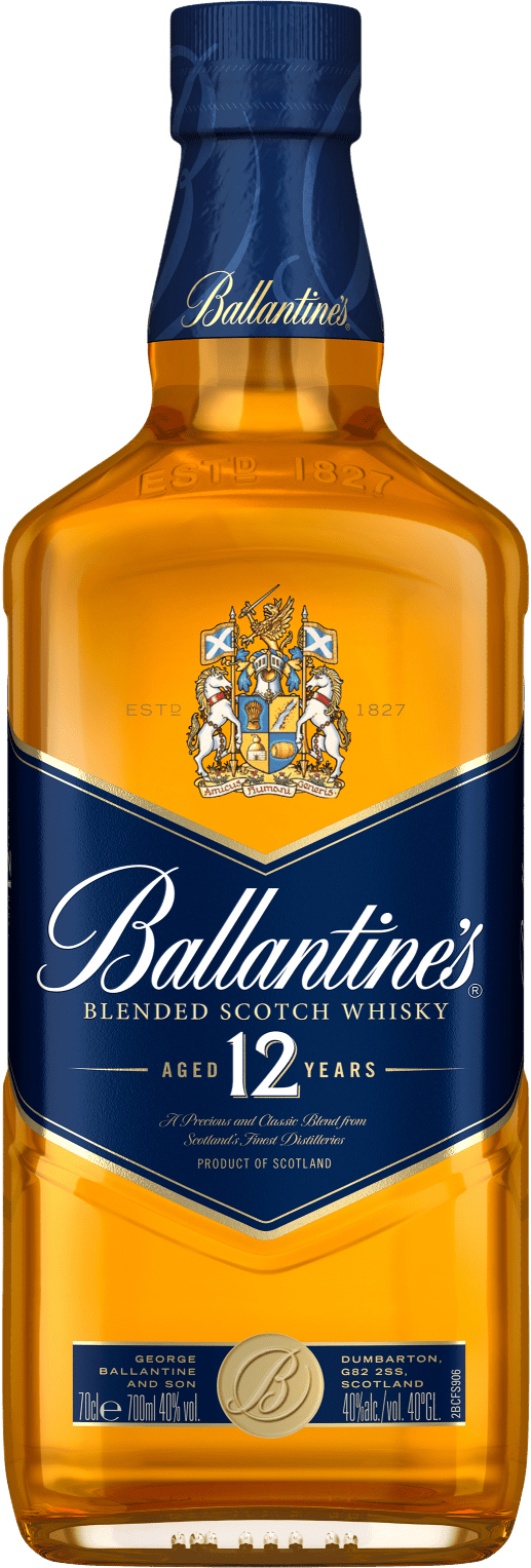Ballantine's 12 ročná 40% 0,7l (čistá fľaša)