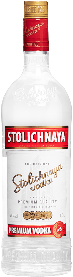 Stolichnaya 1l 40% (čistá fľaša)