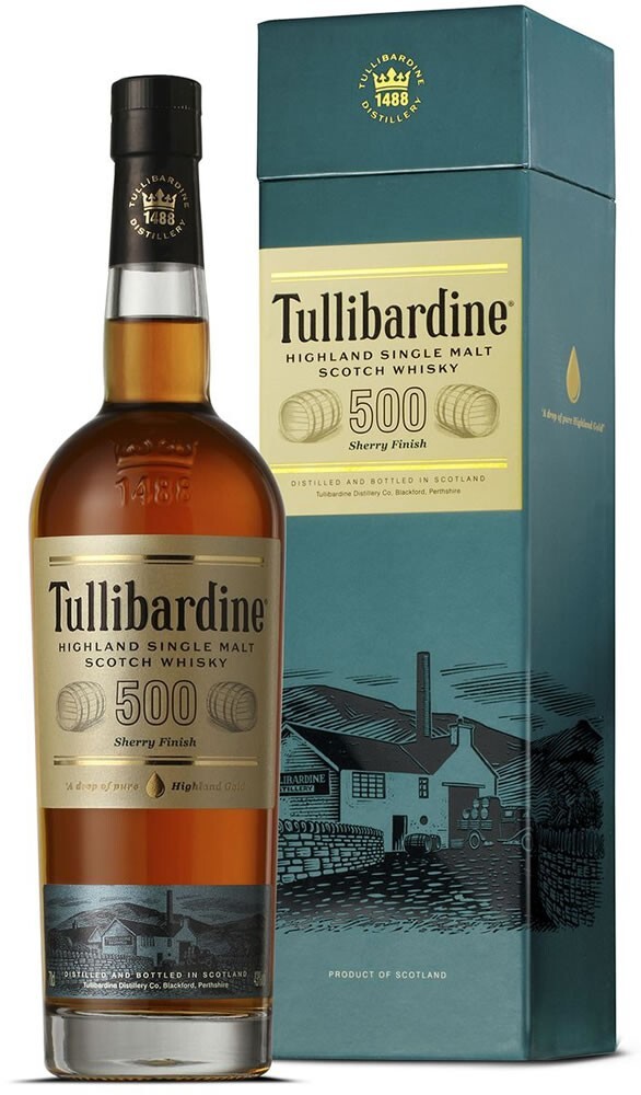 Obrázok Tullibardine 500 Sherry Finish 43% 0,7l