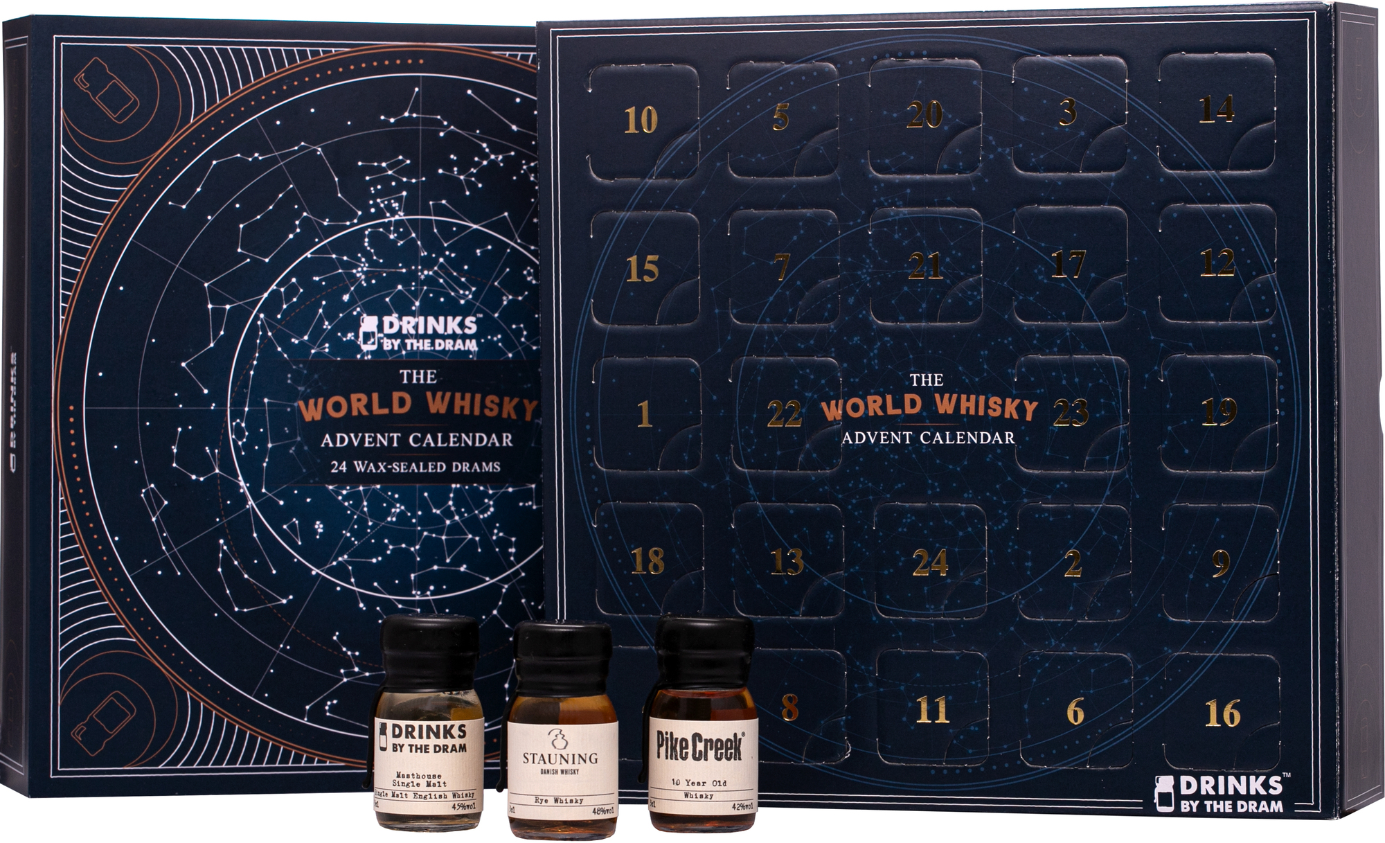 World Whisky Advent Calendar 24 x 0,03l 43,1% 0,72l (darčekové balenie kazeta)