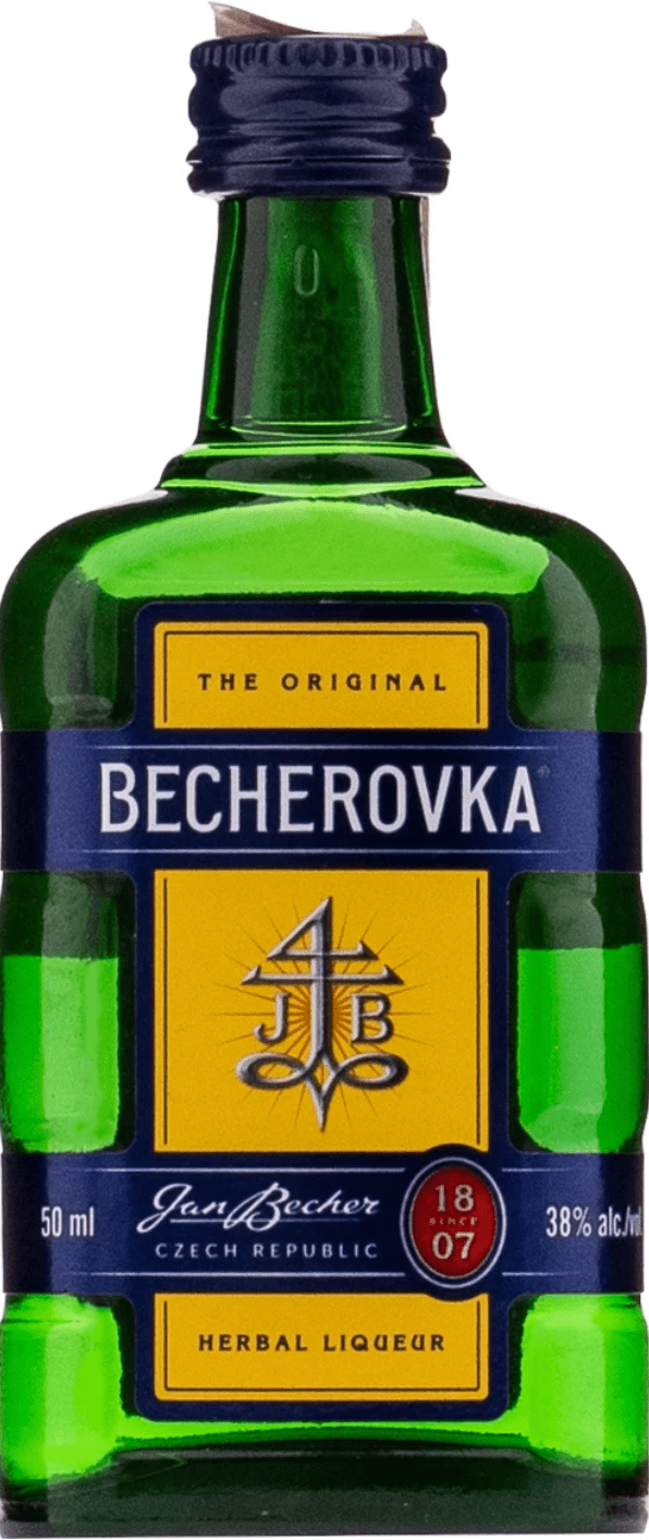 Becherovka Mini 0,05l 38% (čistá fľaša)