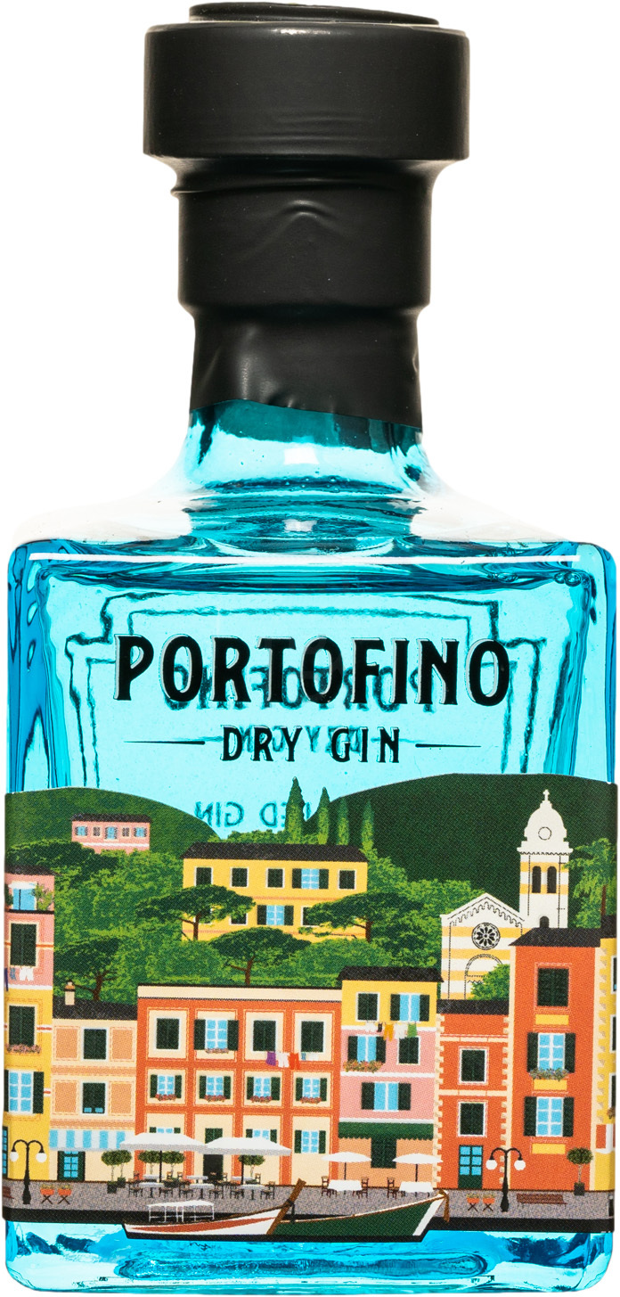 Portofino Dry Gin Mini 0,1l 43% (čistá fľaša)